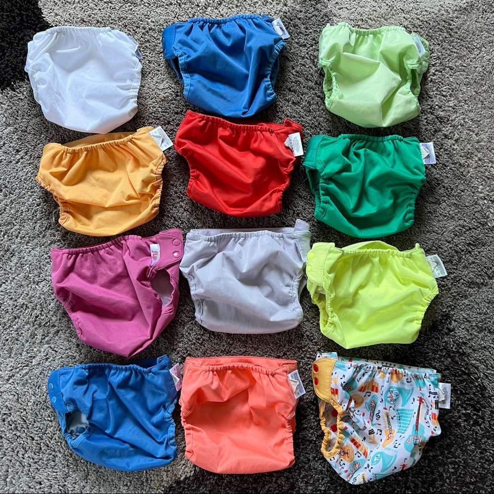 Flip Cloth Diaper Cover Bundle
